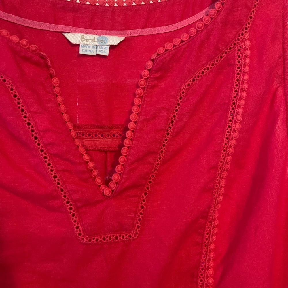Boden pink blouse - Picture 3 of 12